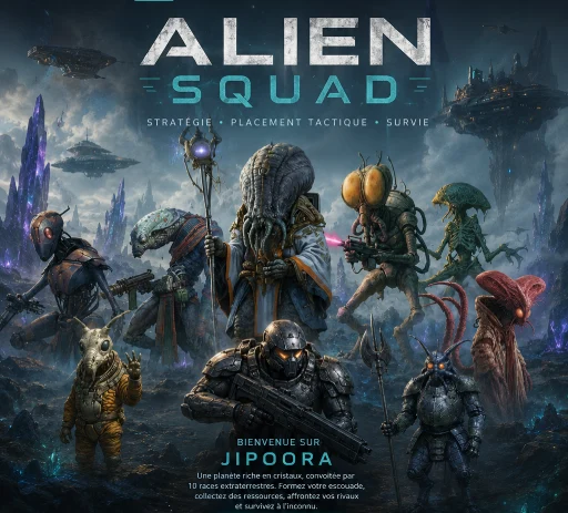 Alien Squad : placement tactique, combats.