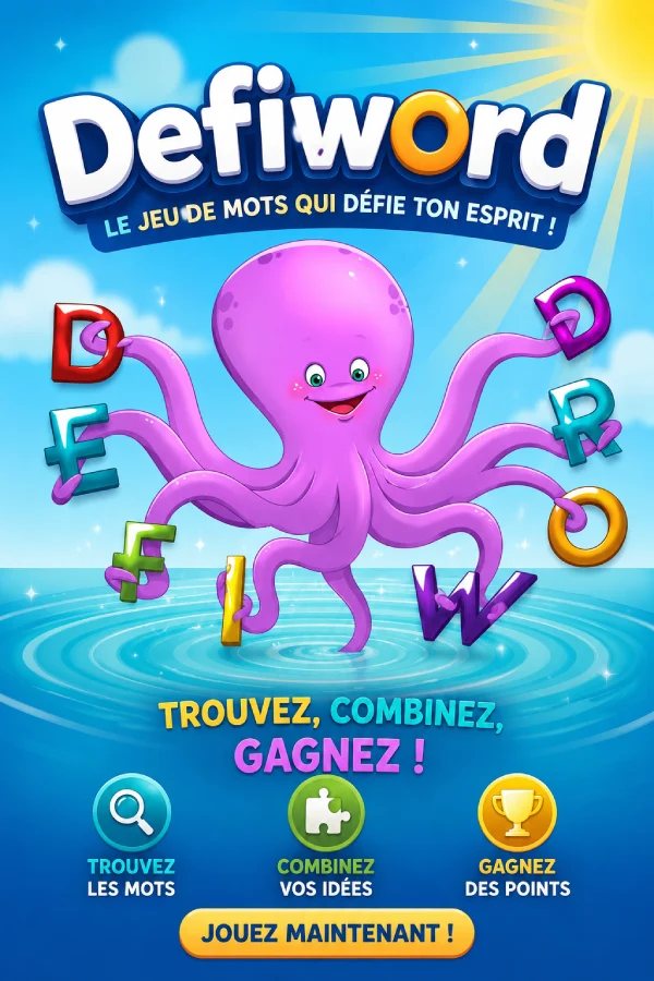 Defiword, jeu de lettres multijoueurs