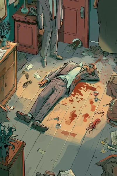 Detective la scène du crime contient des indices