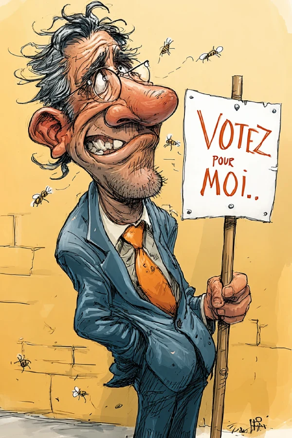 Votez pour Moi, politique satirique